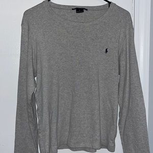 Grey Ralph Lauren Sport Long Sleeve Top